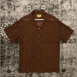 GOLF Lace Pattern Button-Up